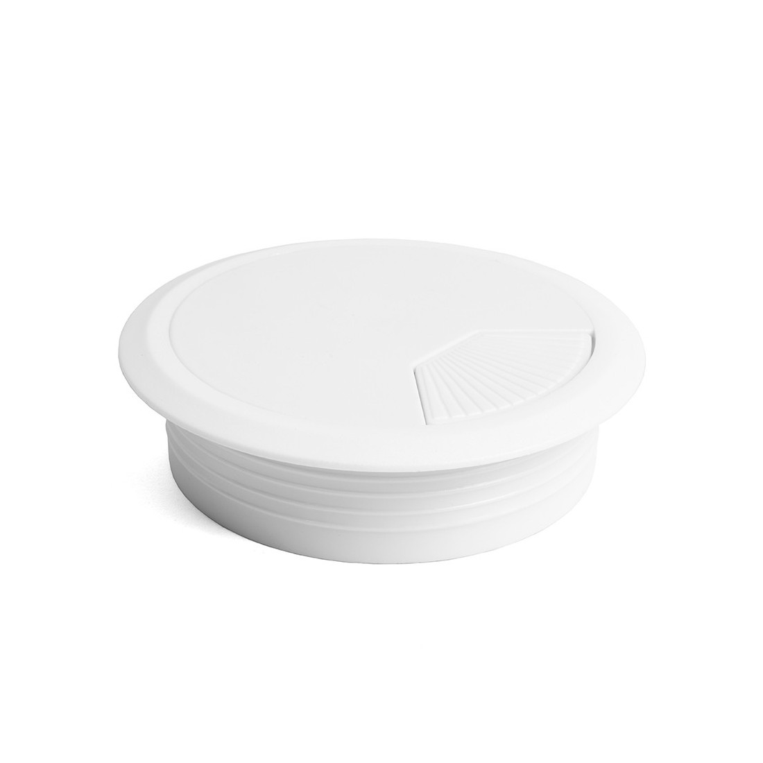 pasacables redondo blanco