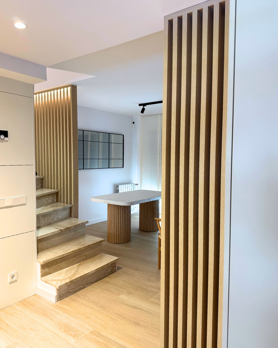 Separador De Ambientes Listones Madera Giratorio Creamos Hogar Separador De Ambientes Listones Madera Giratorio Creamos Hogar