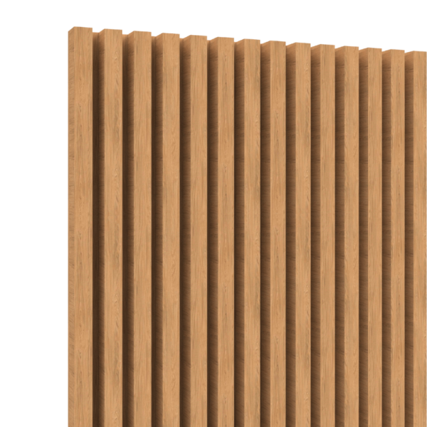 Panel ListBase en Chapa Natural de Roble - Panel Listones Naturales | 270 x 70 cm