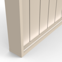 Separador Giratorio SepTop R - LED Gris Cachemira | 246 cm x 116 cm