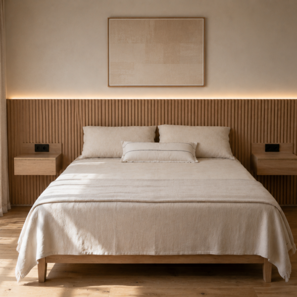 Cabecero con Listones Retroiluminado para cama de 150 cm | ListNight