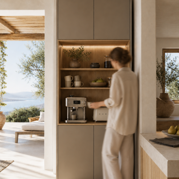 KitchenBox | Mueble Desayunador con almacenaje de 250 cm
